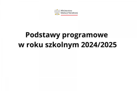 Zmiany w podstawach programowych