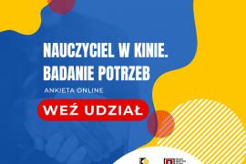 „Nauczyciel w kinie. Badanie potrzeb”